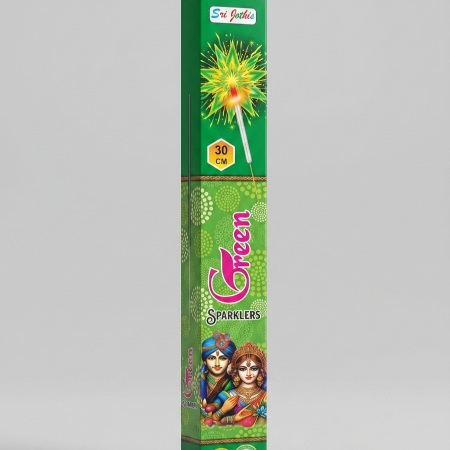 30cm Green Sparklers